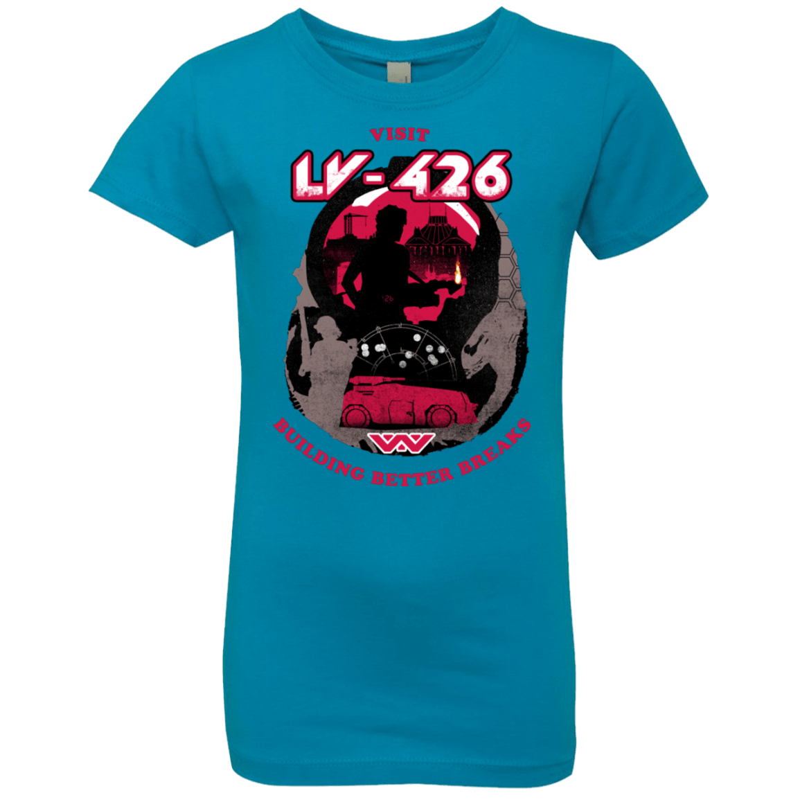 T-Shirts Turquoise / YXS Better Worlds Girls Premium T-Shirt