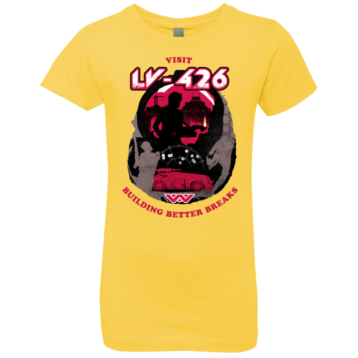 T-Shirts Vibrant Yellow / YXS Better Worlds Girls Premium T-Shirt