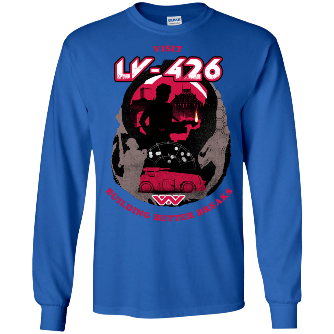 T-Shirts Royal / S Better Worlds Men's Long Sleeve T-Shirt