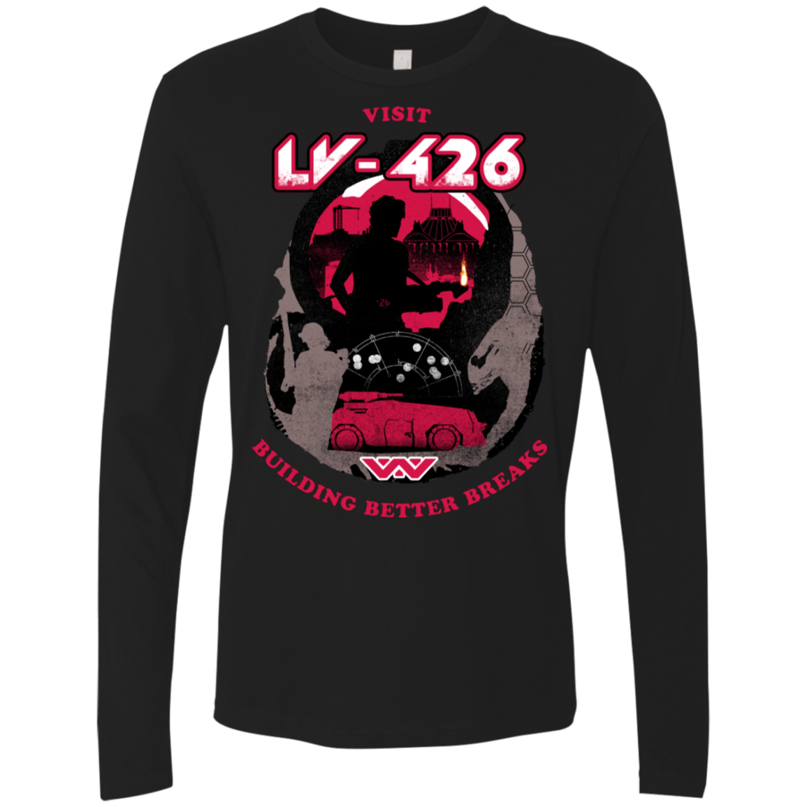 T-Shirts Black / S Better Worlds Men's Premium Long Sleeve