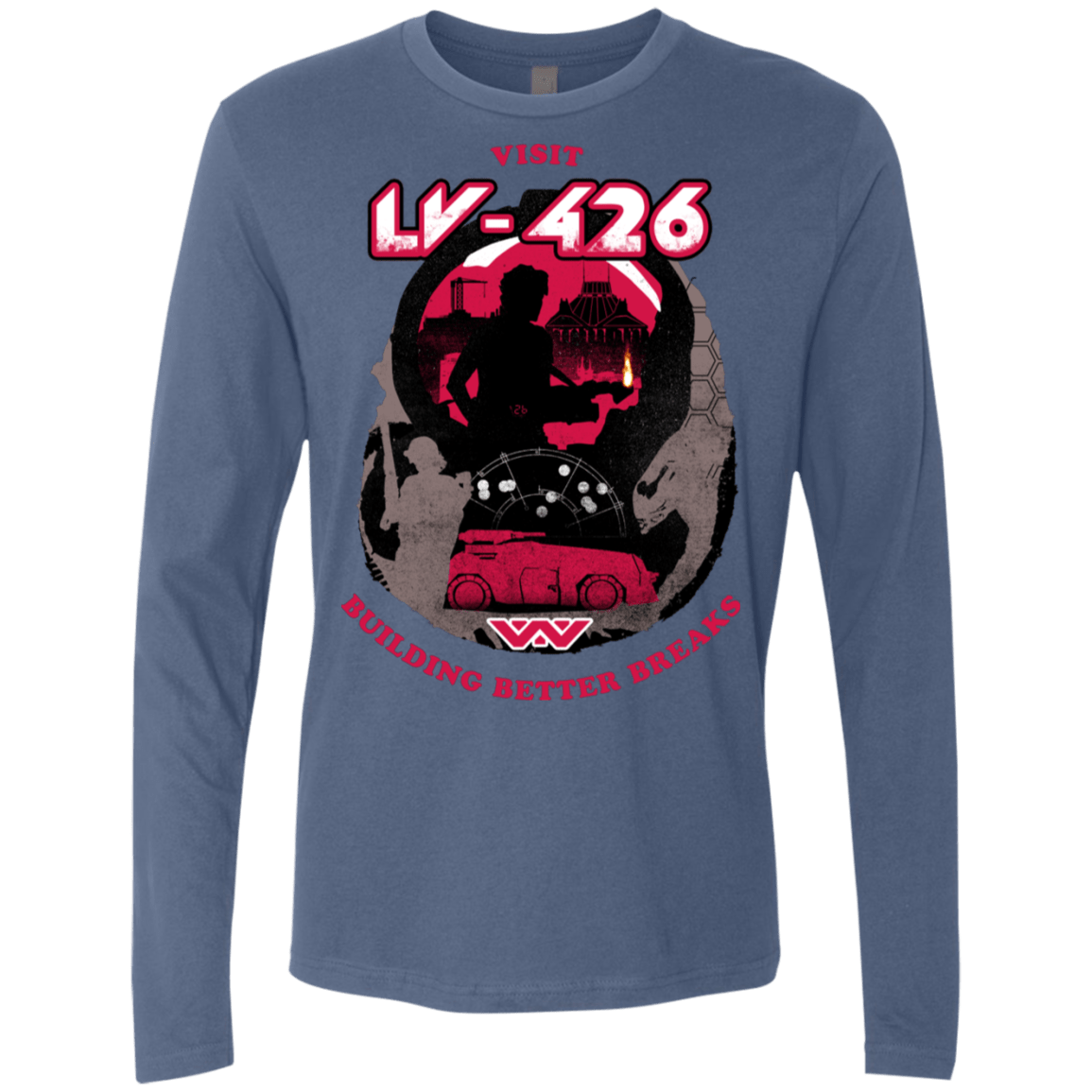 T-Shirts Indigo / S Better Worlds Men's Premium Long Sleeve