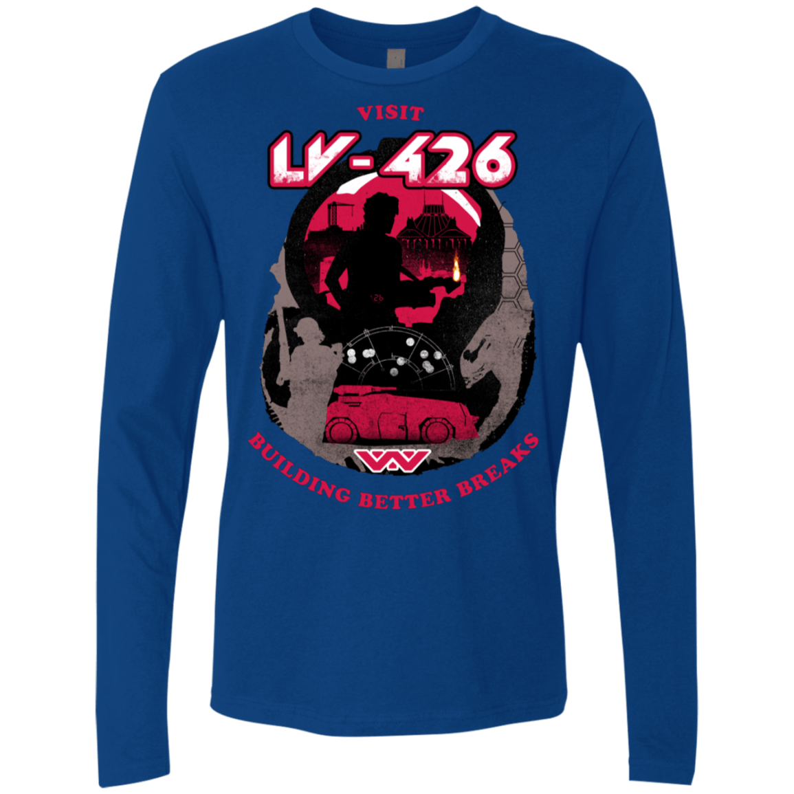 T-Shirts Royal / S Better Worlds Men's Premium Long Sleeve