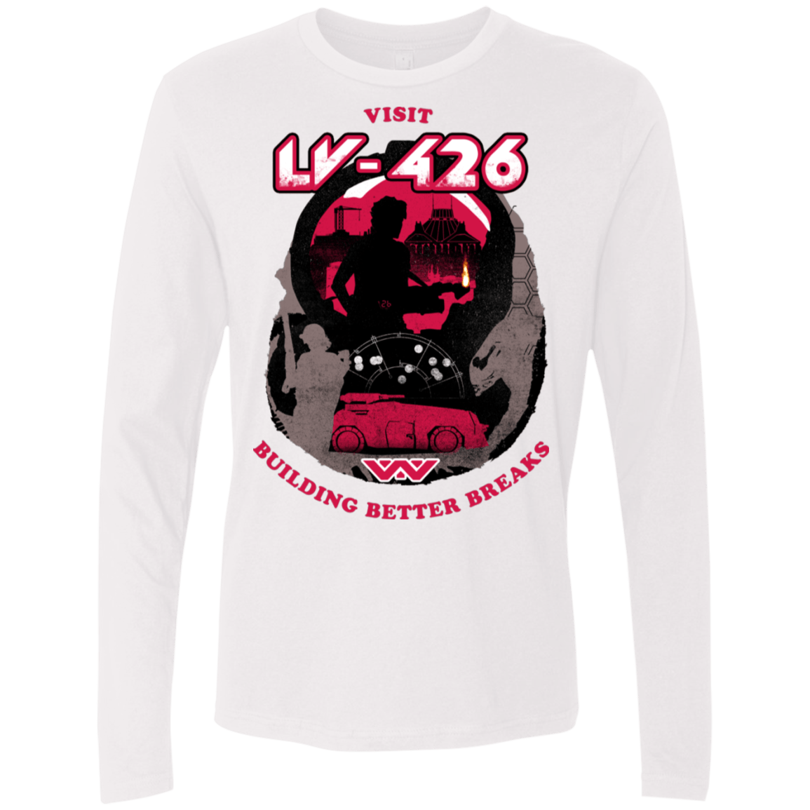 T-Shirts White / S Better Worlds Men's Premium Long Sleeve
