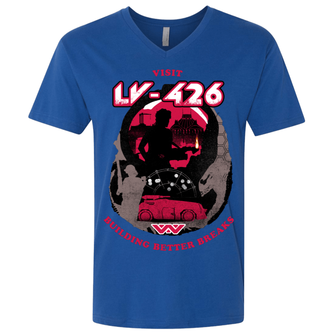 T-Shirts Royal / X-Small Better Worlds Men's Premium V-Neck