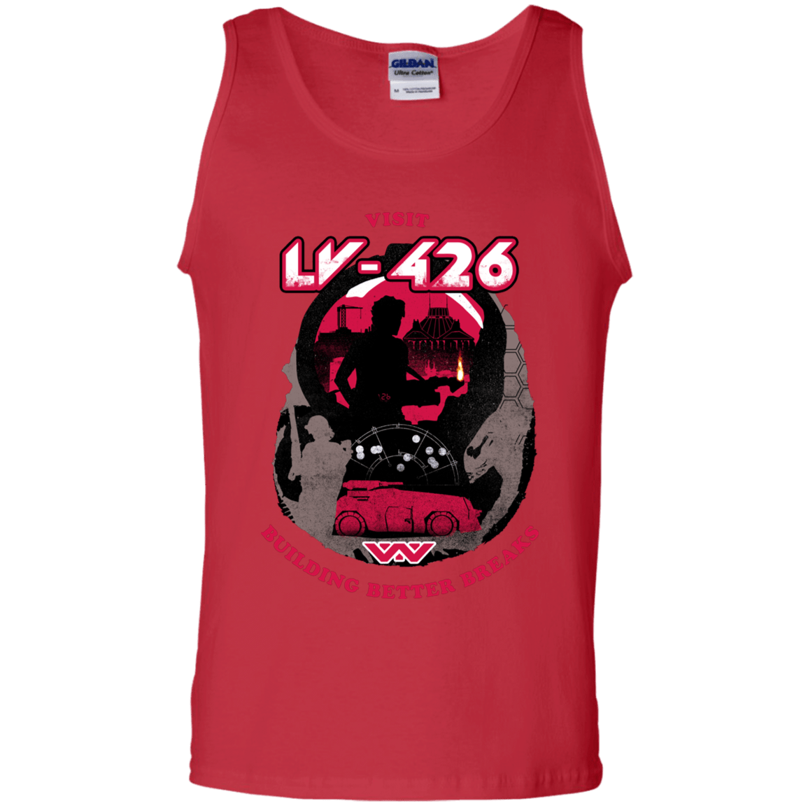 T-Shirts Red / S Better Worlds Men's Tank Top