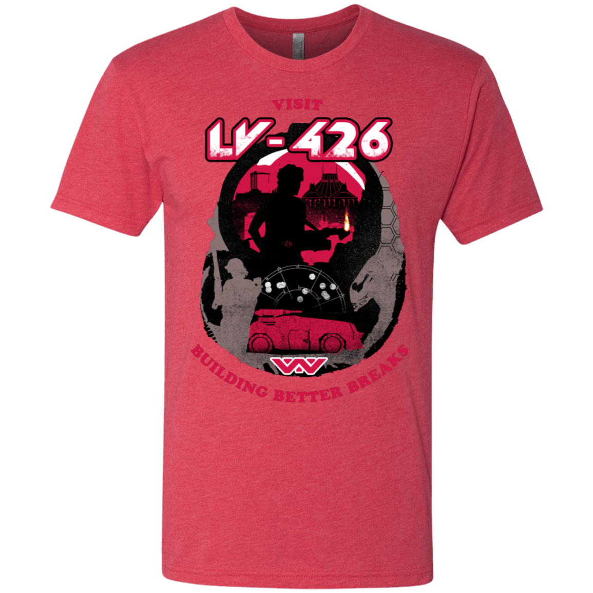 T-Shirts Vintage Red / S Better Worlds Men's Triblend T-Shirt