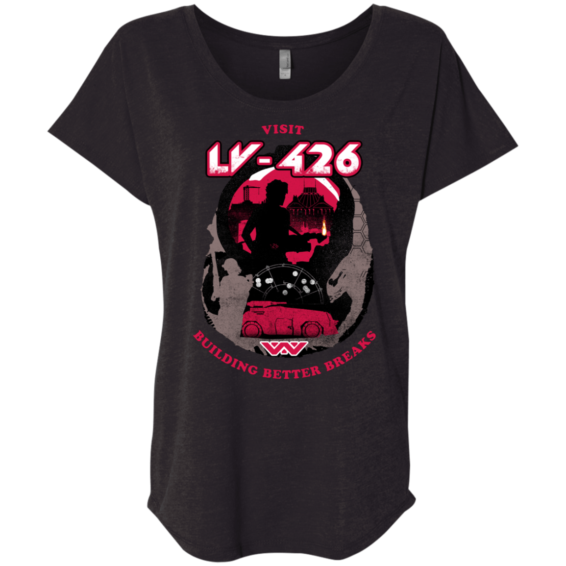 T-Shirts Vintage Black / X-Small Better Worlds Triblend Dolman Sleeve