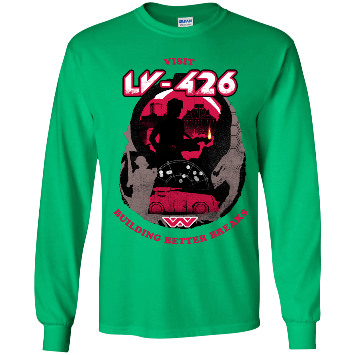 T-Shirts Irish Green / YS Better Worlds Youth Long Sleeve T-Shirt