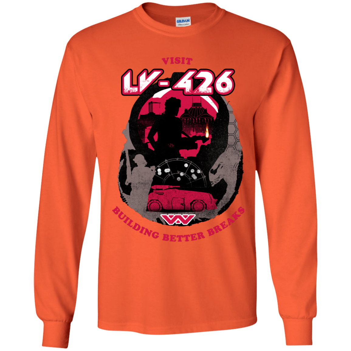 T-Shirts Orange / YS Better Worlds Youth Long Sleeve T-Shirt