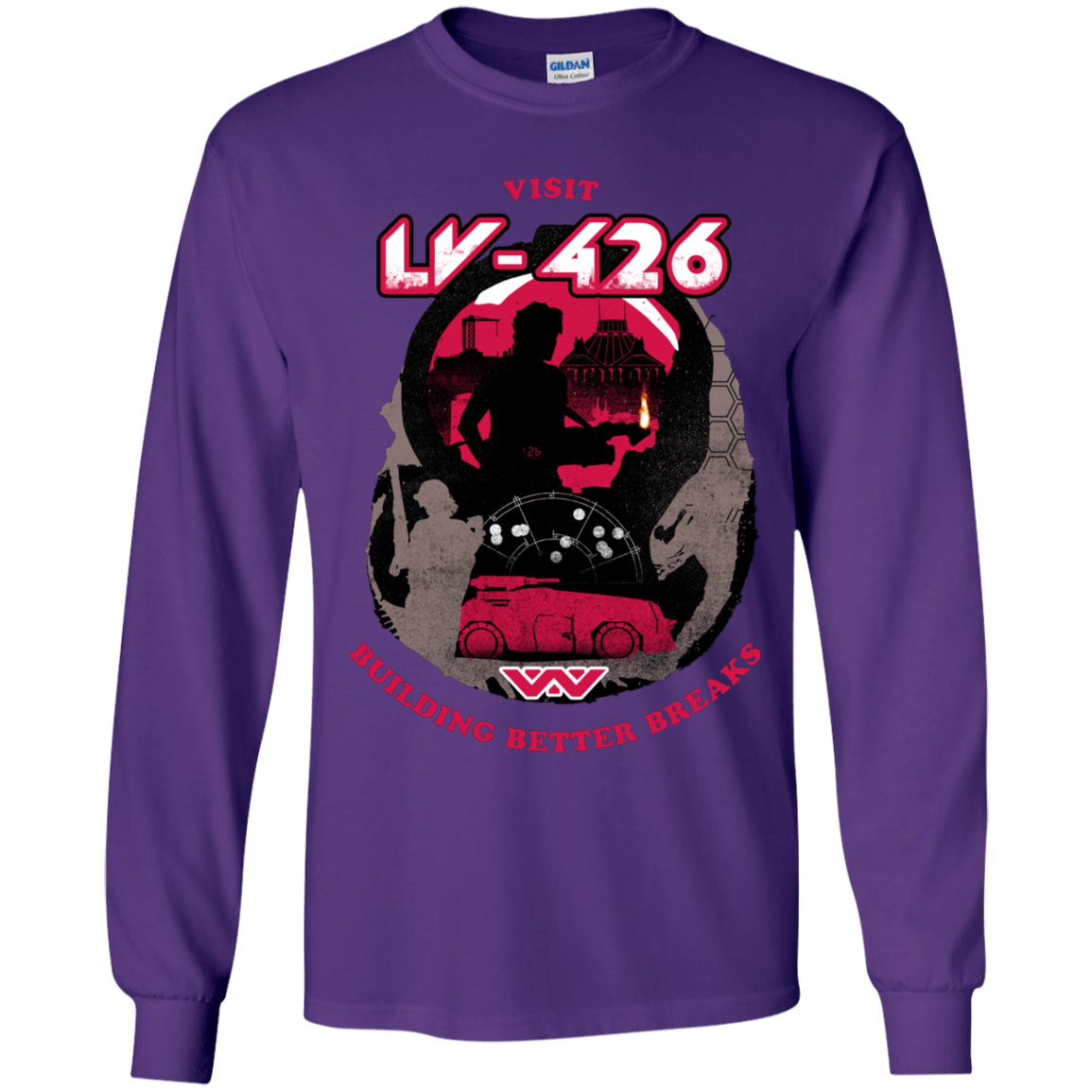 T-Shirts Purple / YS Better Worlds Youth Long Sleeve T-Shirt