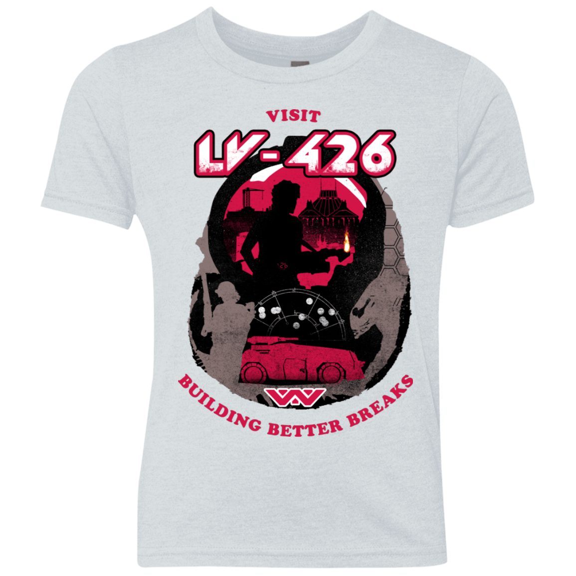 T-Shirts Heather White / YXS Better Worlds Youth Triblend T-Shirt