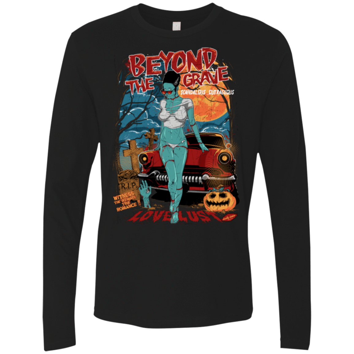 T-Shirts Black / Small Beyond The Grave Men's Premium Long Sleeve