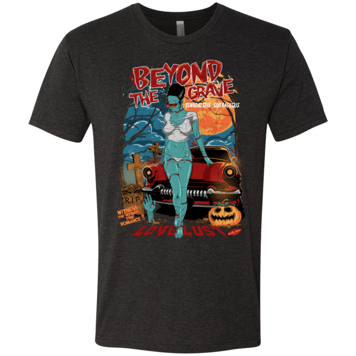 T-Shirts Vintage Black / Small Beyond The Grave Men's Triblend T-Shirt