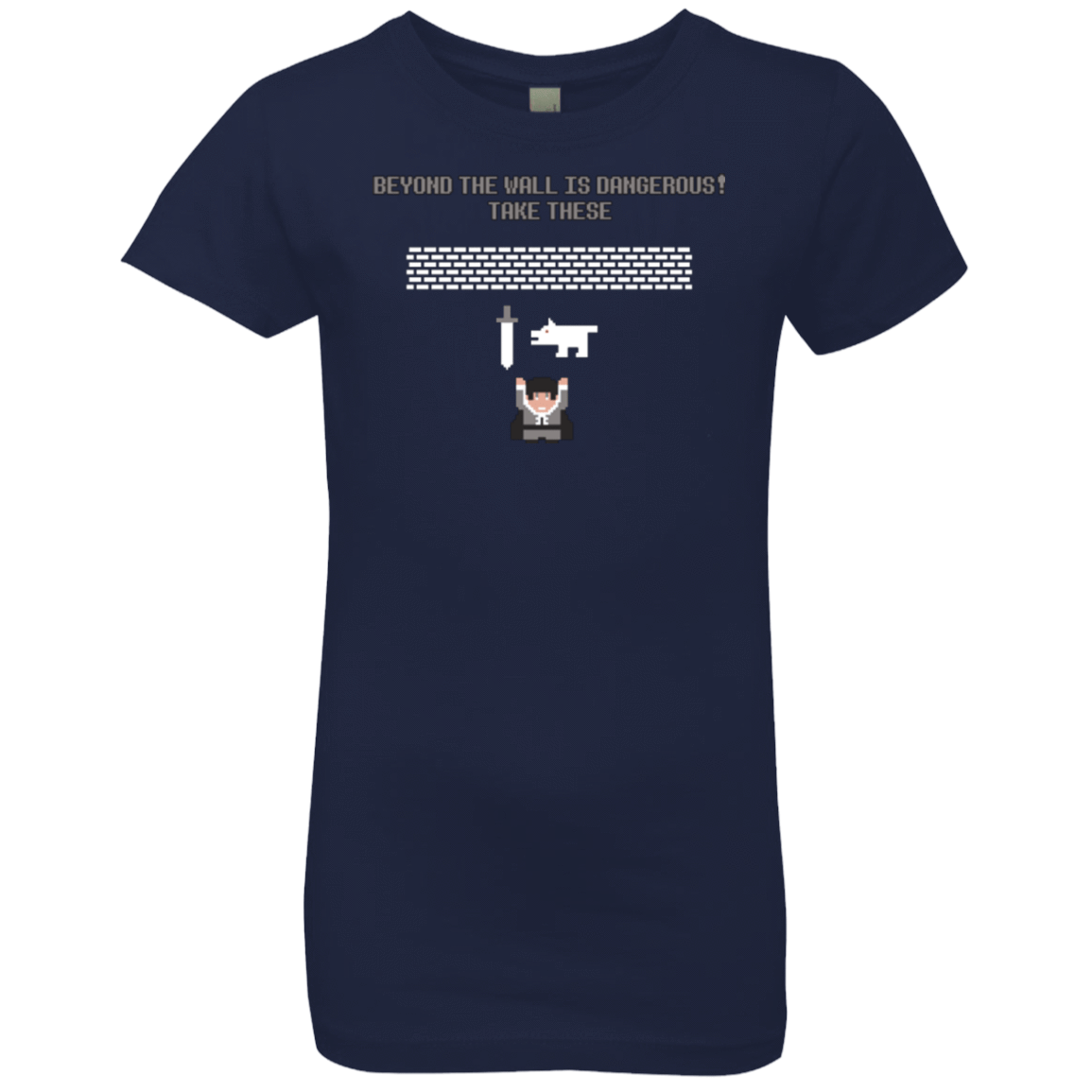 T-Shirts Midnight Navy / YXS Beyond the Wall Girls Premium T-Shirt