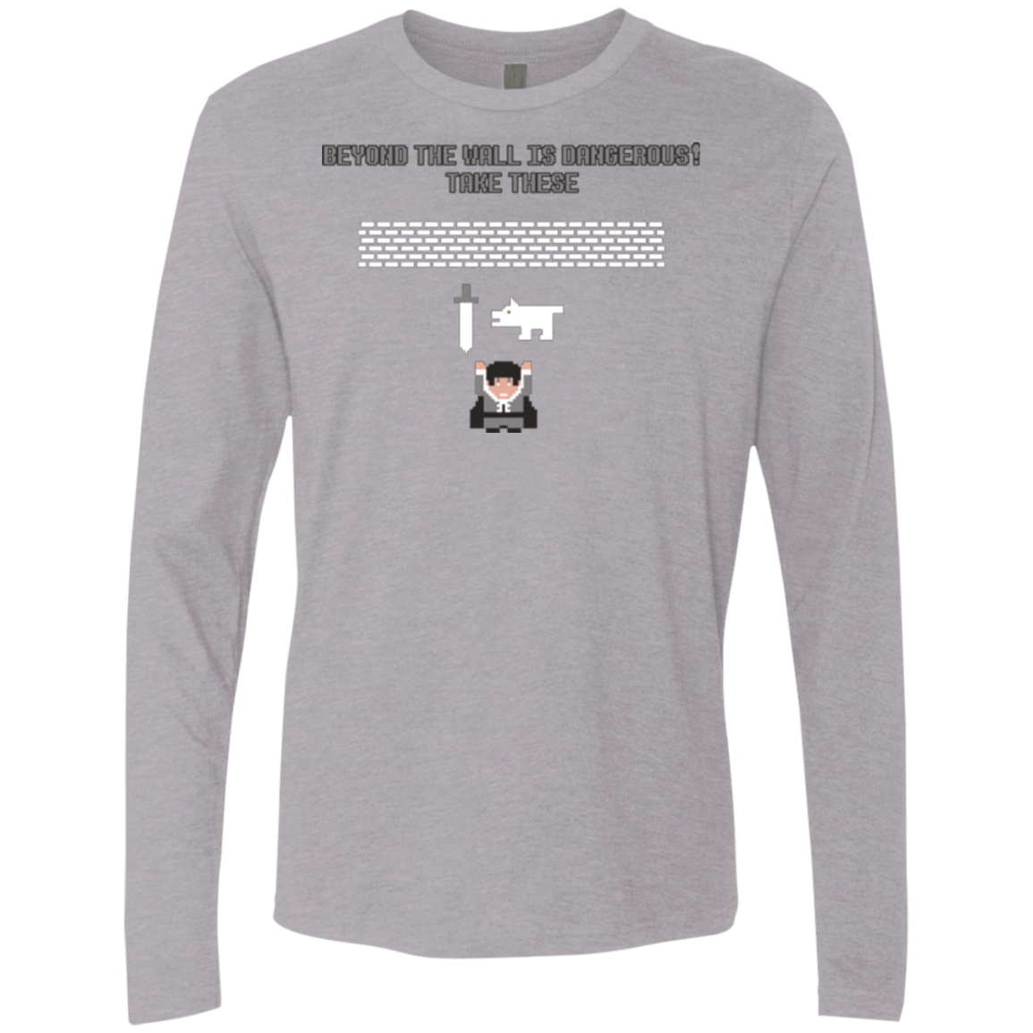 T-Shirts Heather Grey / Small Beyond the Wall Men's Premium Long Sleeve
