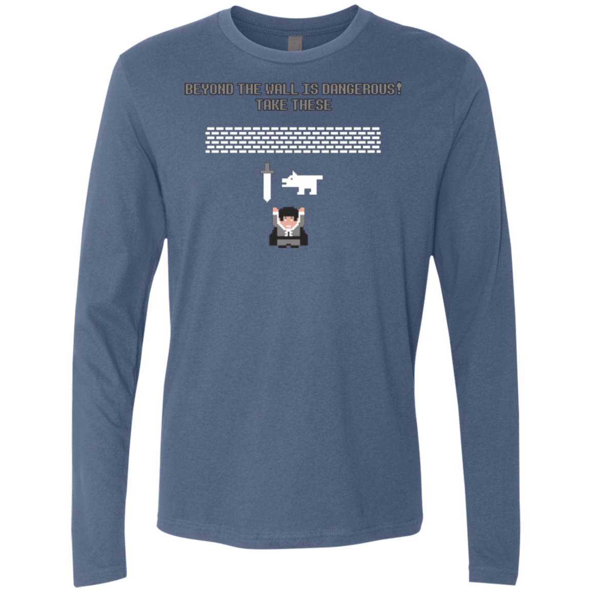 T-Shirts Indigo / Small Beyond the Wall Men's Premium Long Sleeve