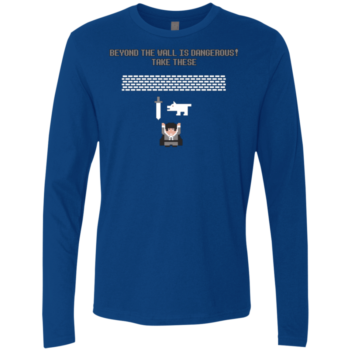 T-Shirts Royal / Small Beyond the Wall Men's Premium Long Sleeve
