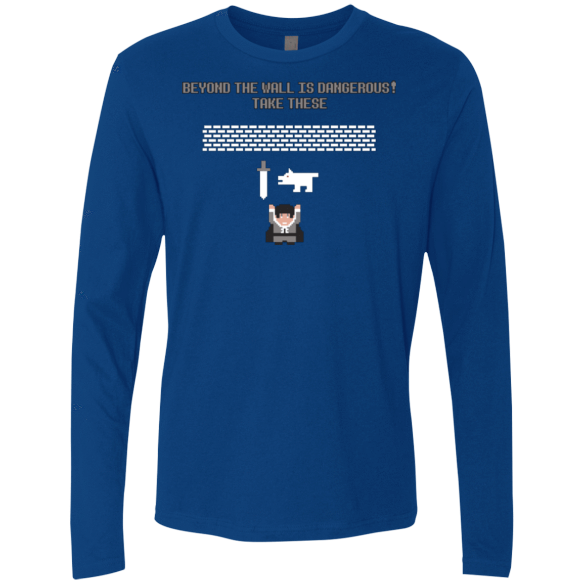 T-Shirts Royal / Small Beyond the Wall Men's Premium Long Sleeve
