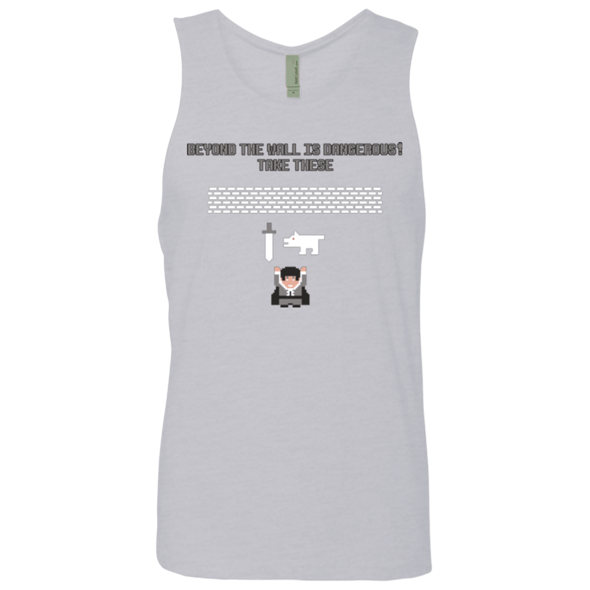 T-Shirts Heather Grey / Small Beyond the Wall Men's Premium Tank Top