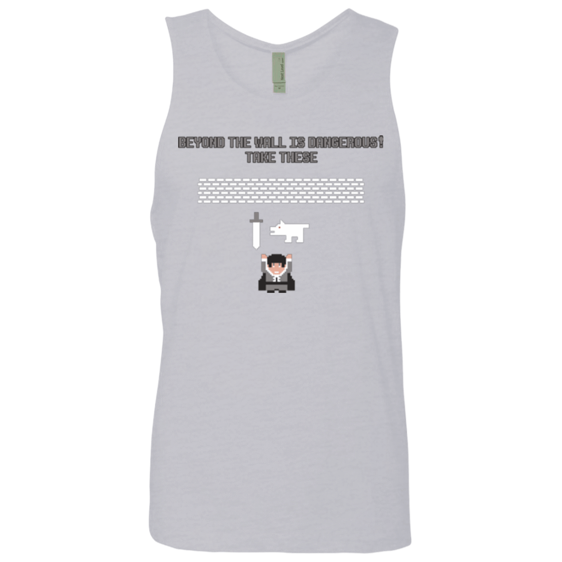 T-Shirts Heather Grey / Small Beyond the Wall Men's Premium Tank Top