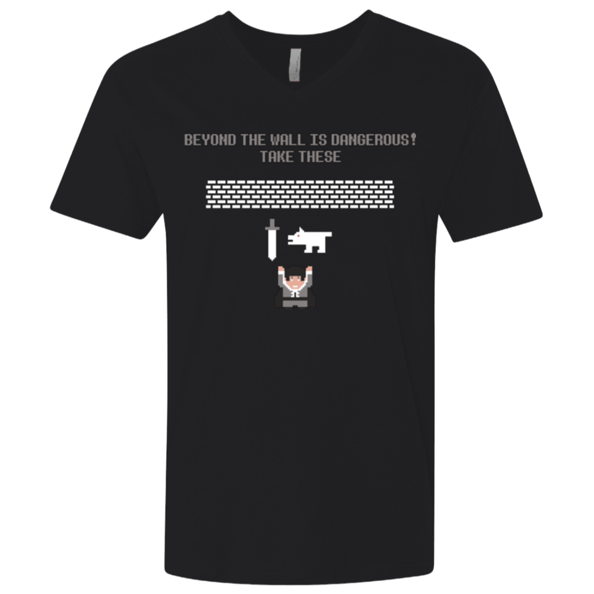 T-Shirts Black / X-Small Beyond the Wall Men's Premium V-Neck