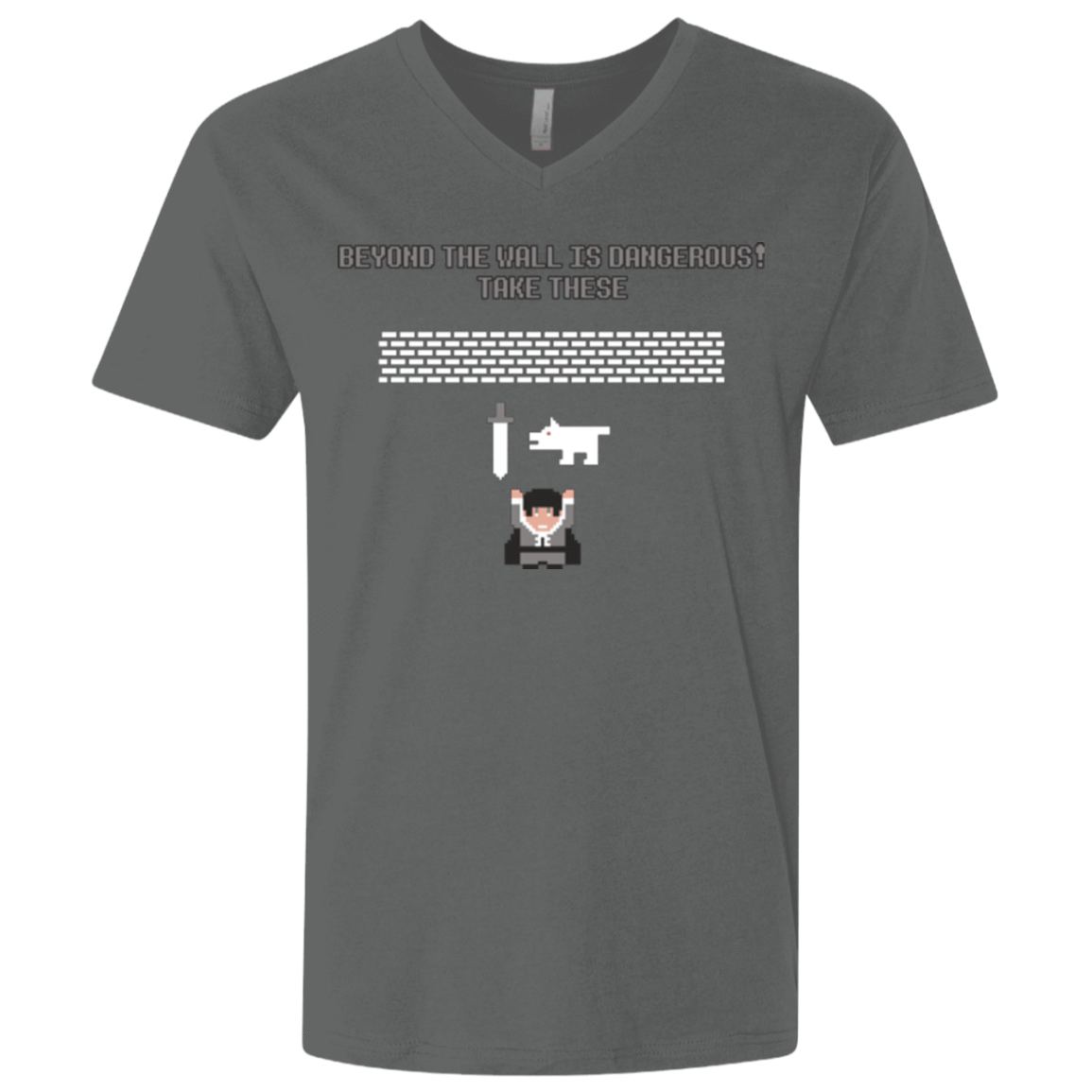 T-Shirts Heavy Metal / X-Small Beyond the Wall Men's Premium V-Neck