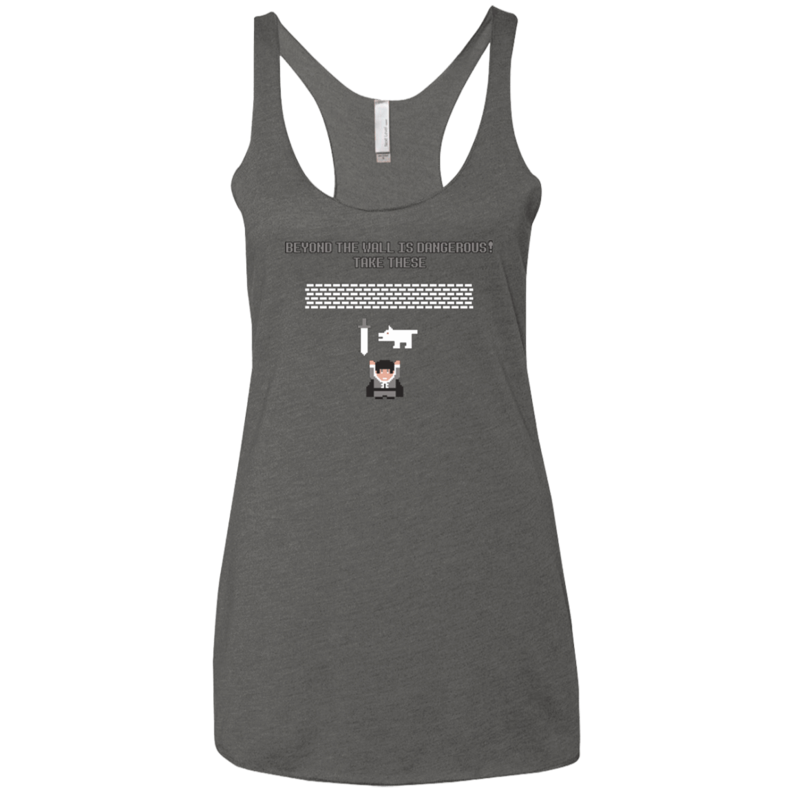 T-Shirts Premium Heather / X-Small Beyond the Wall Women's Triblend Racerback Tank