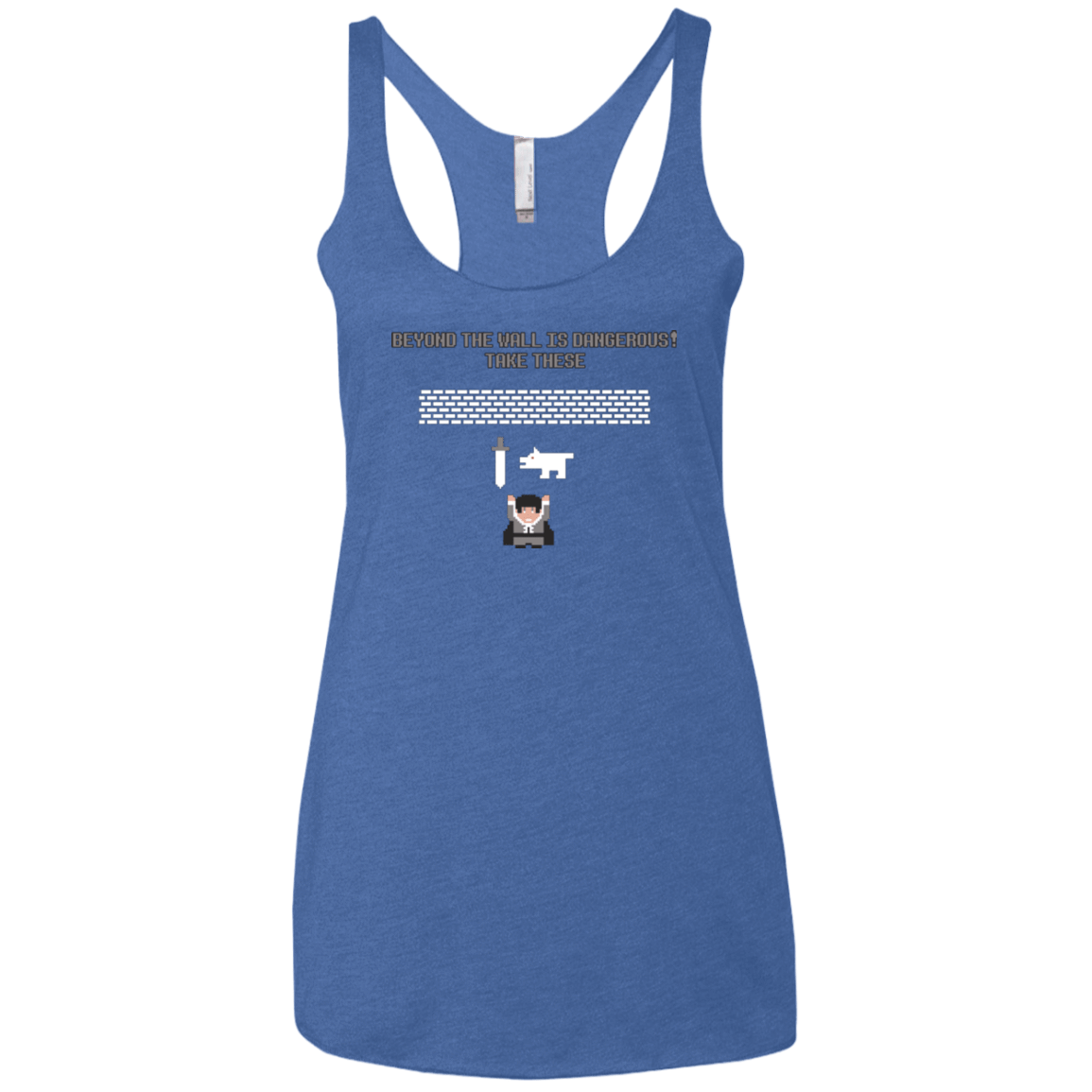 T-Shirts Vintage Royal / X-Small Beyond the Wall Women's Triblend Racerback Tank