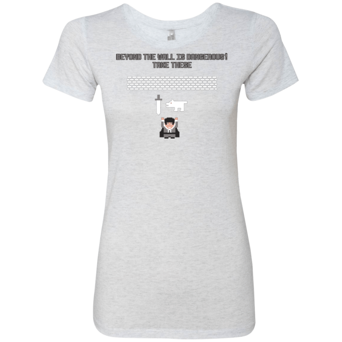 T-Shirts Heather White / Small Beyond the Wall Women's Triblend T-Shirt