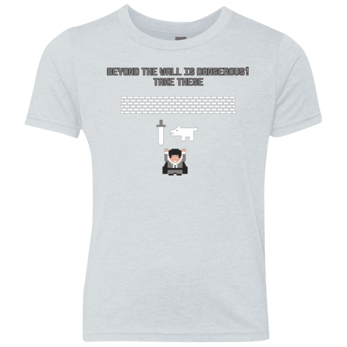 T-Shirts Heather White / YXS Beyond the Wall Youth Triblend T-Shirt