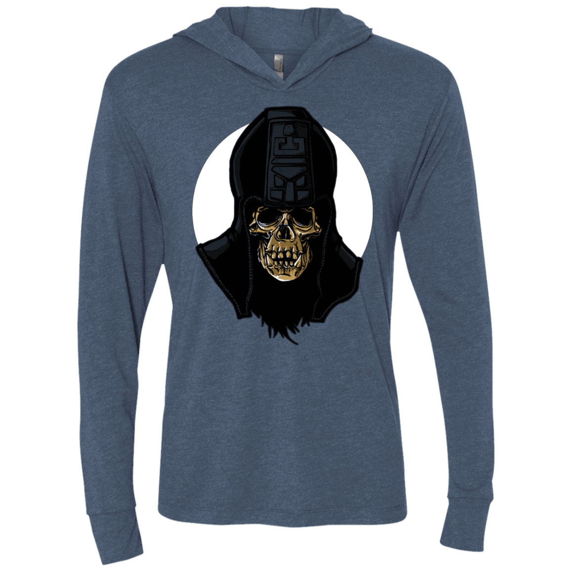 T-Shirts Indigo / X-Small Beyond Veil Triblend Long Sleeve Hoodie Tee