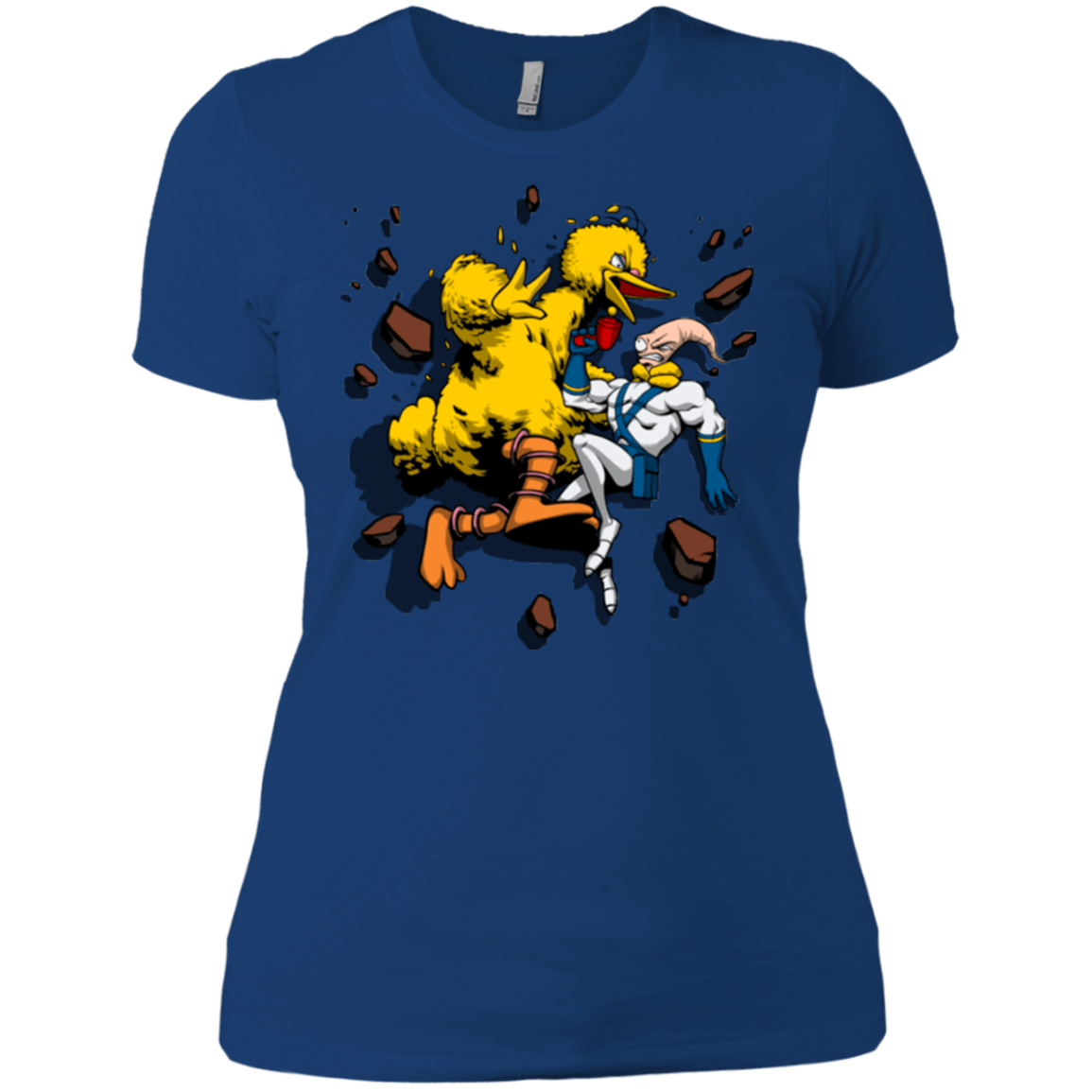 T-Shirts Royal / X-Small Big Bird and Worm Women's Premium T-Shirt