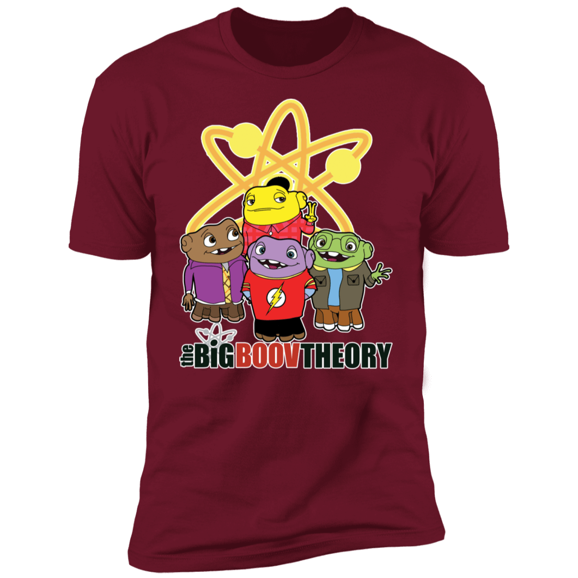 T-Shirts Cardinal / S Big Boov Theory Men's Premium T-Shirt