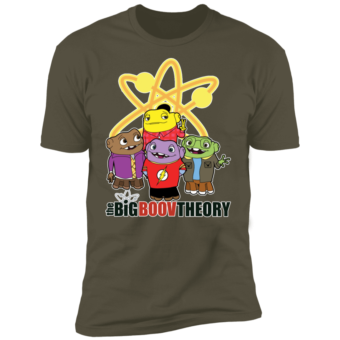 T-Shirts Military Green / S Big Boov Theory Men's Premium T-Shirt
