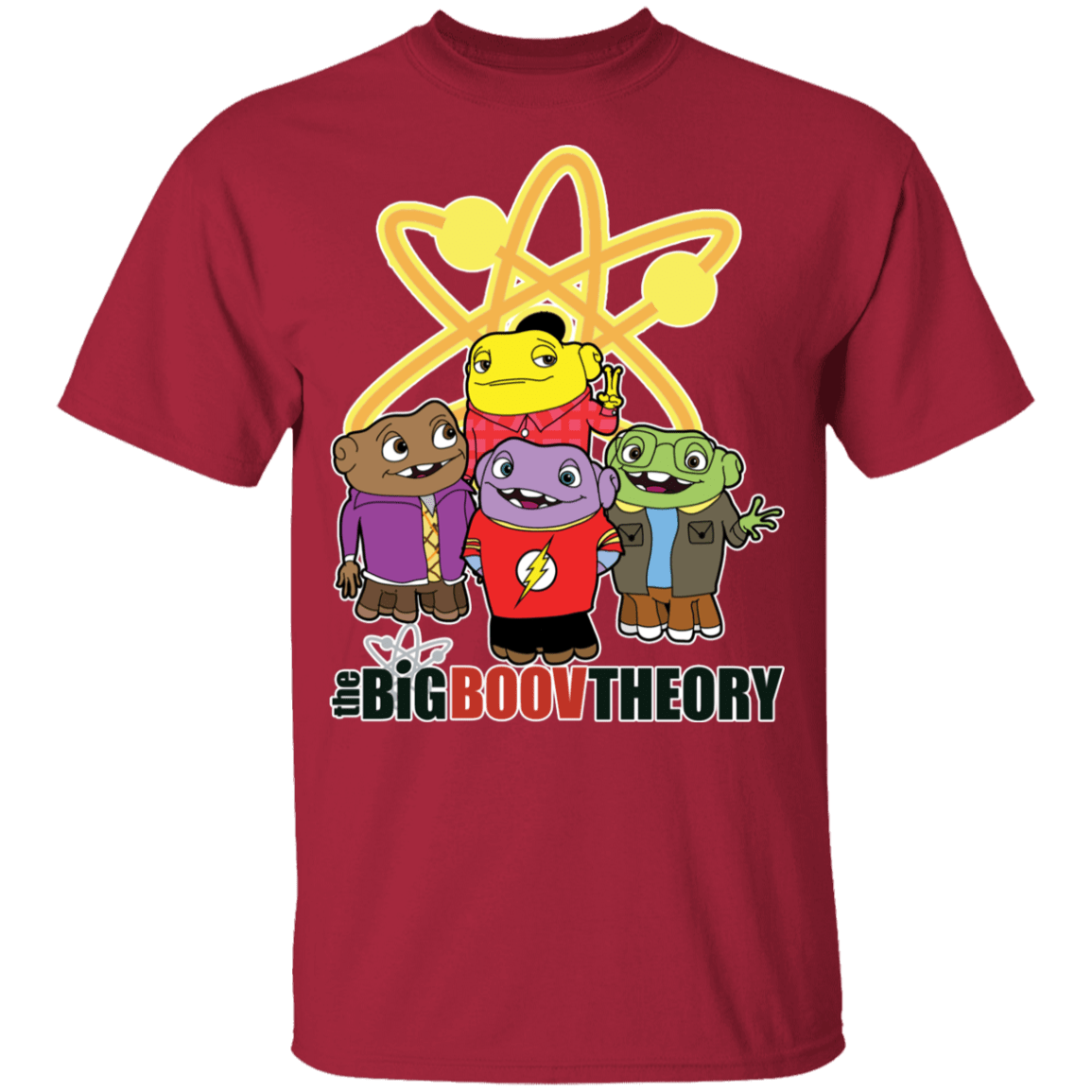 T-Shirts Cardinal / YXS Big Boov Theory Youth T-Shirt