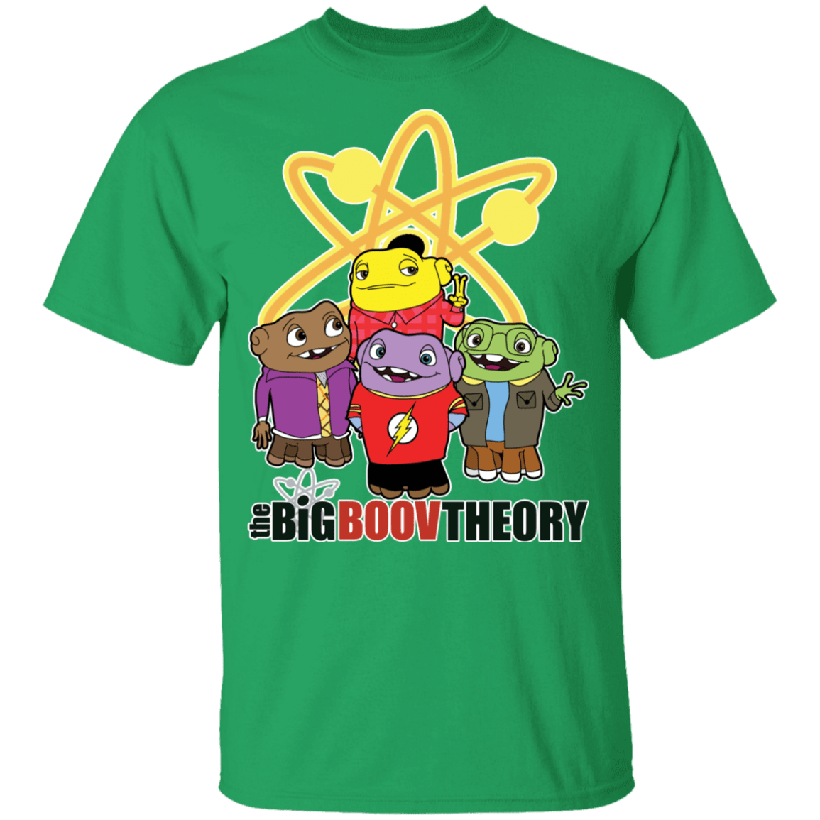 T-Shirts Irish Green / YXS Big Boov Theory Youth T-Shirt