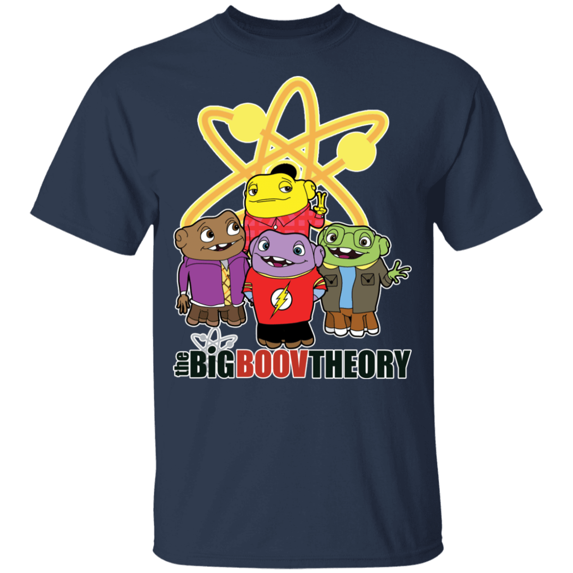 T-Shirts Navy / YXS Big Boov Theory Youth T-Shirt