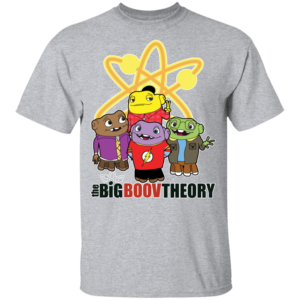 T-Shirts Sport Grey / YXS Big Boov Theory Youth T-Shirt