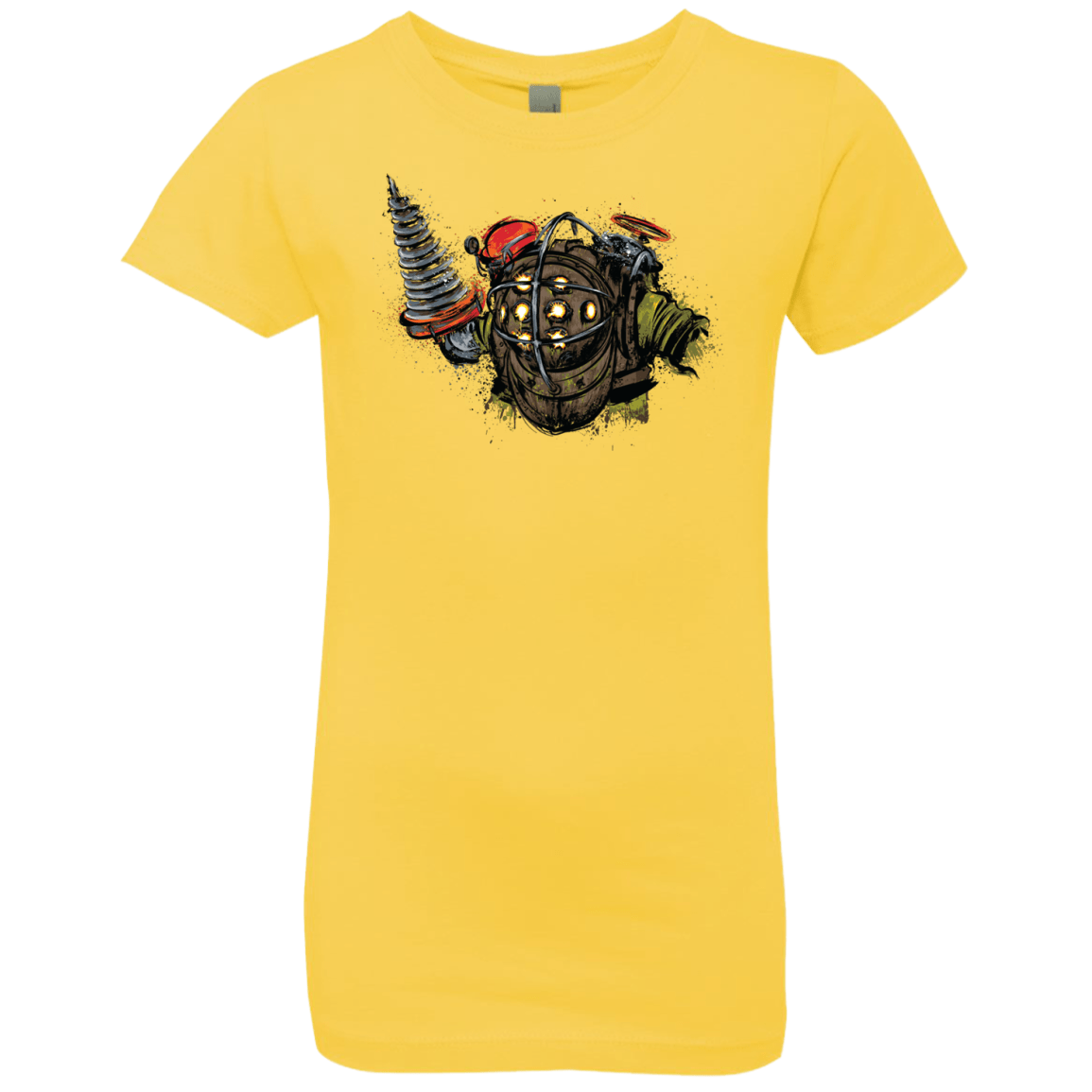 T-Shirts Vibrant Yellow / YXS Big Daddy Girls Premium T-Shirt