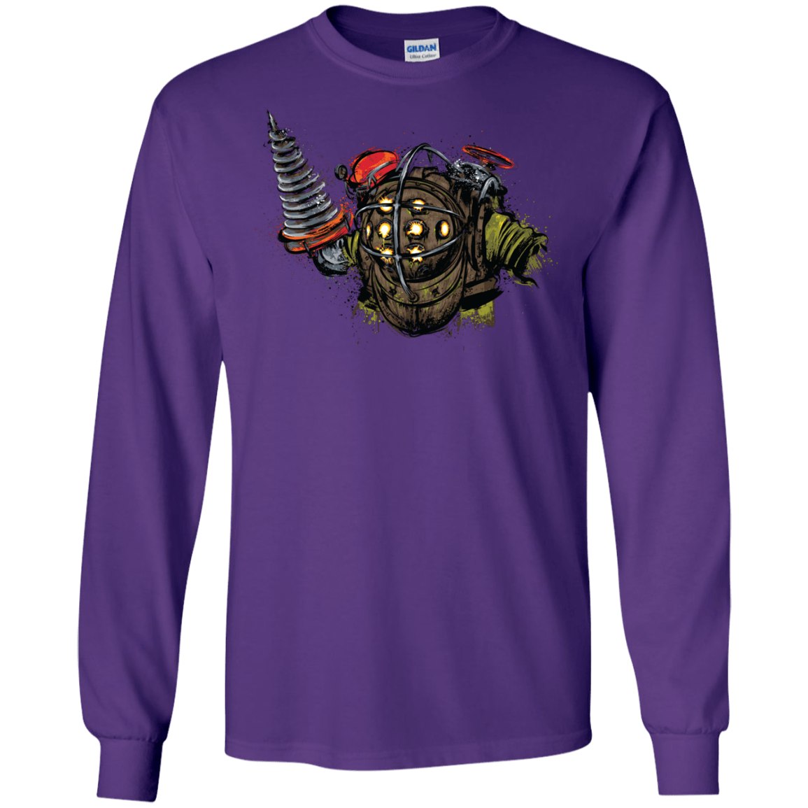 T-Shirts Purple / S Big Daddy Men's Long Sleeve T-Shirt
