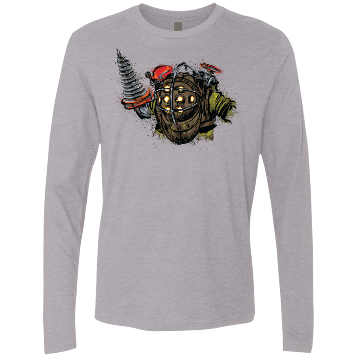 T-Shirts Heather Grey / S Big Daddy Men's Premium Long Sleeve