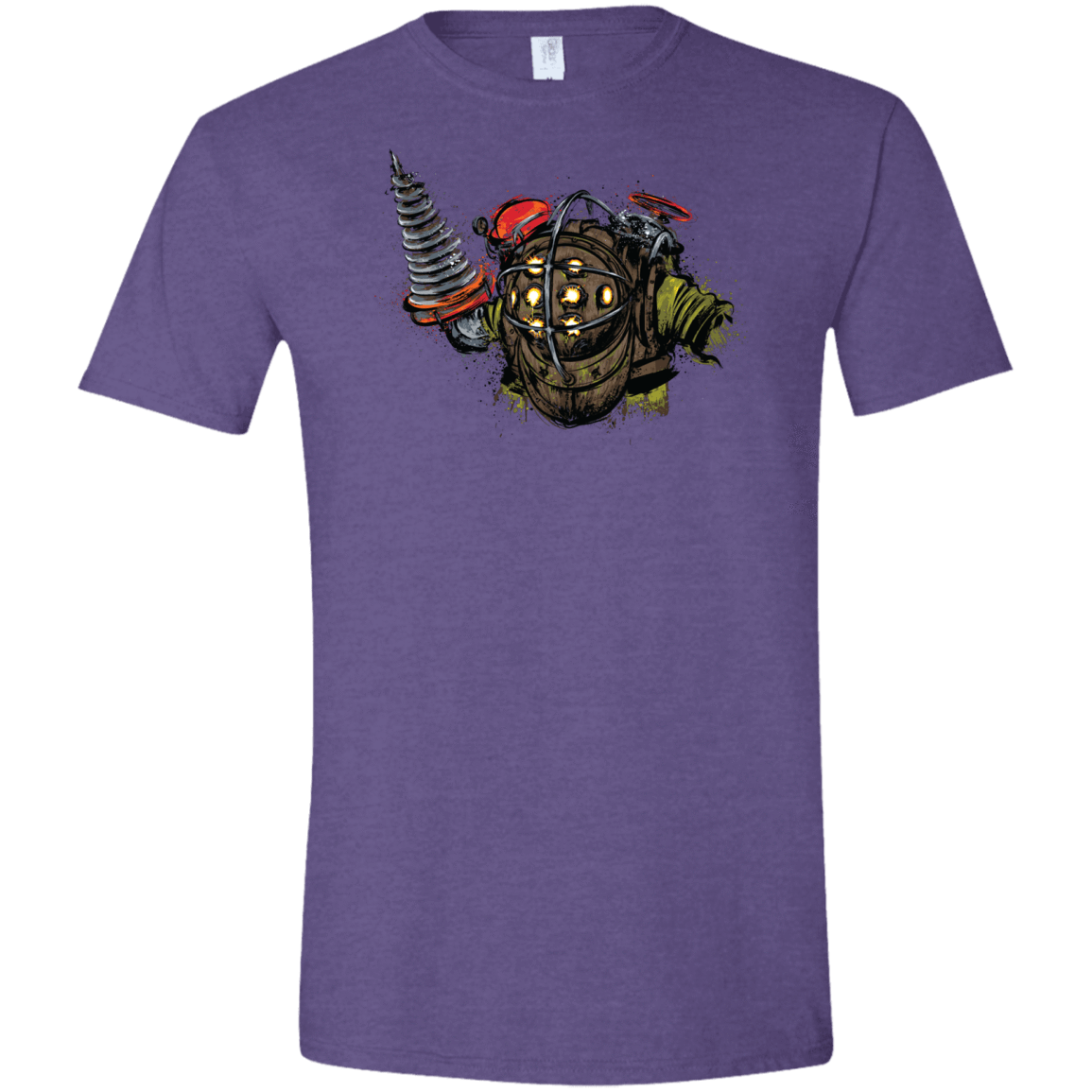 T-Shirts Heather Purple / S Big Daddy Men's Semi-Fitted Softstyle