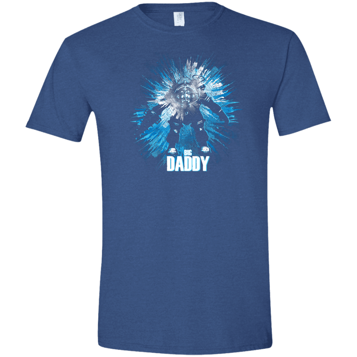 T-Shirts Heather Royal / X-Small Big Daddy Men's Semi-Fitted Softstyle