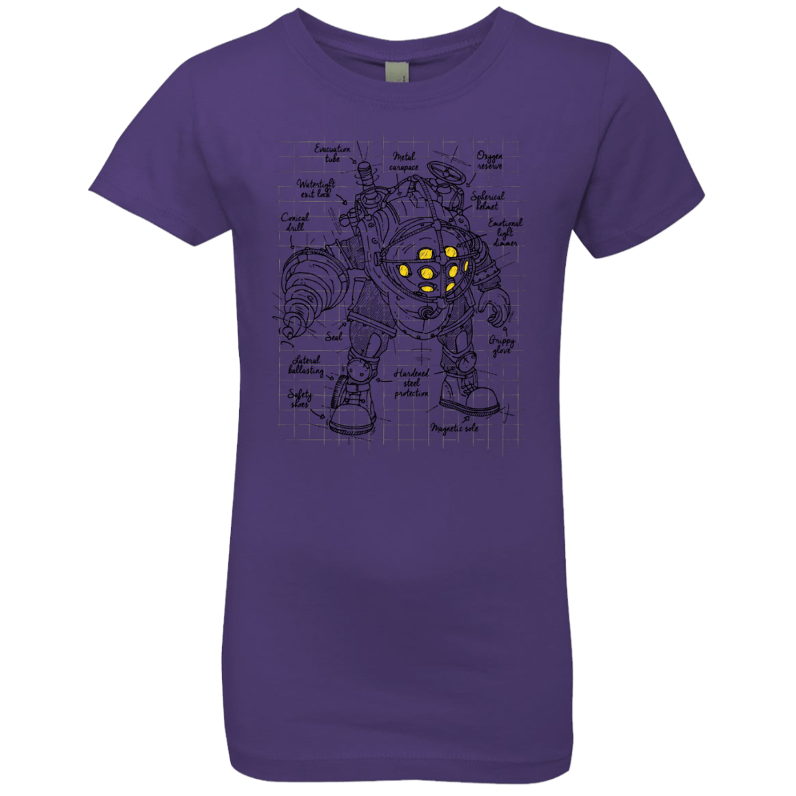 T-Shirts Purple Rush / YXS Big Daddy Plan Girls Premium T-Shirt