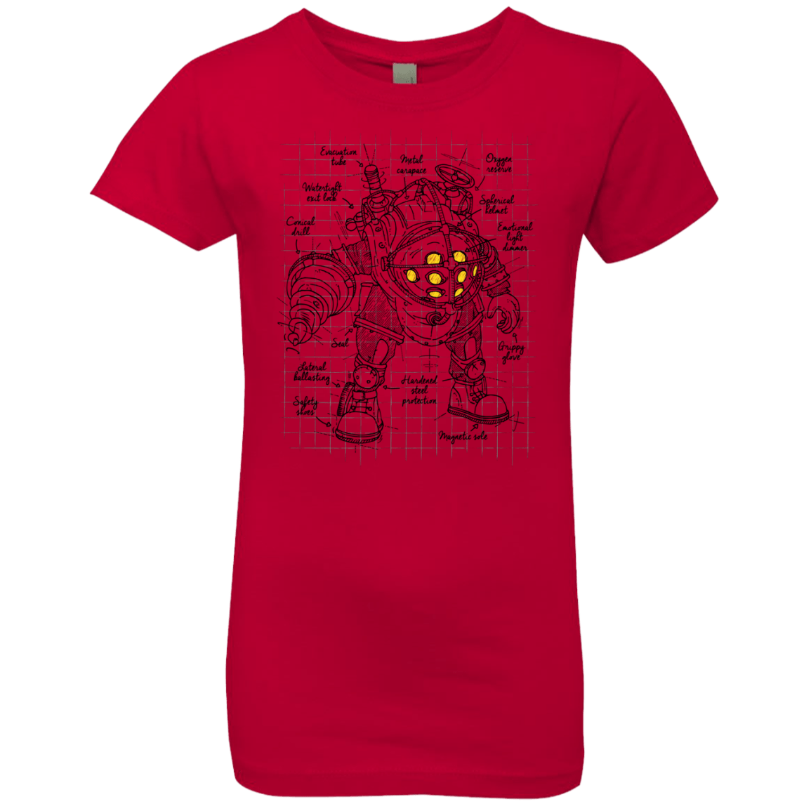 T-Shirts Red / YXS Big Daddy Plan Girls Premium T-Shirt