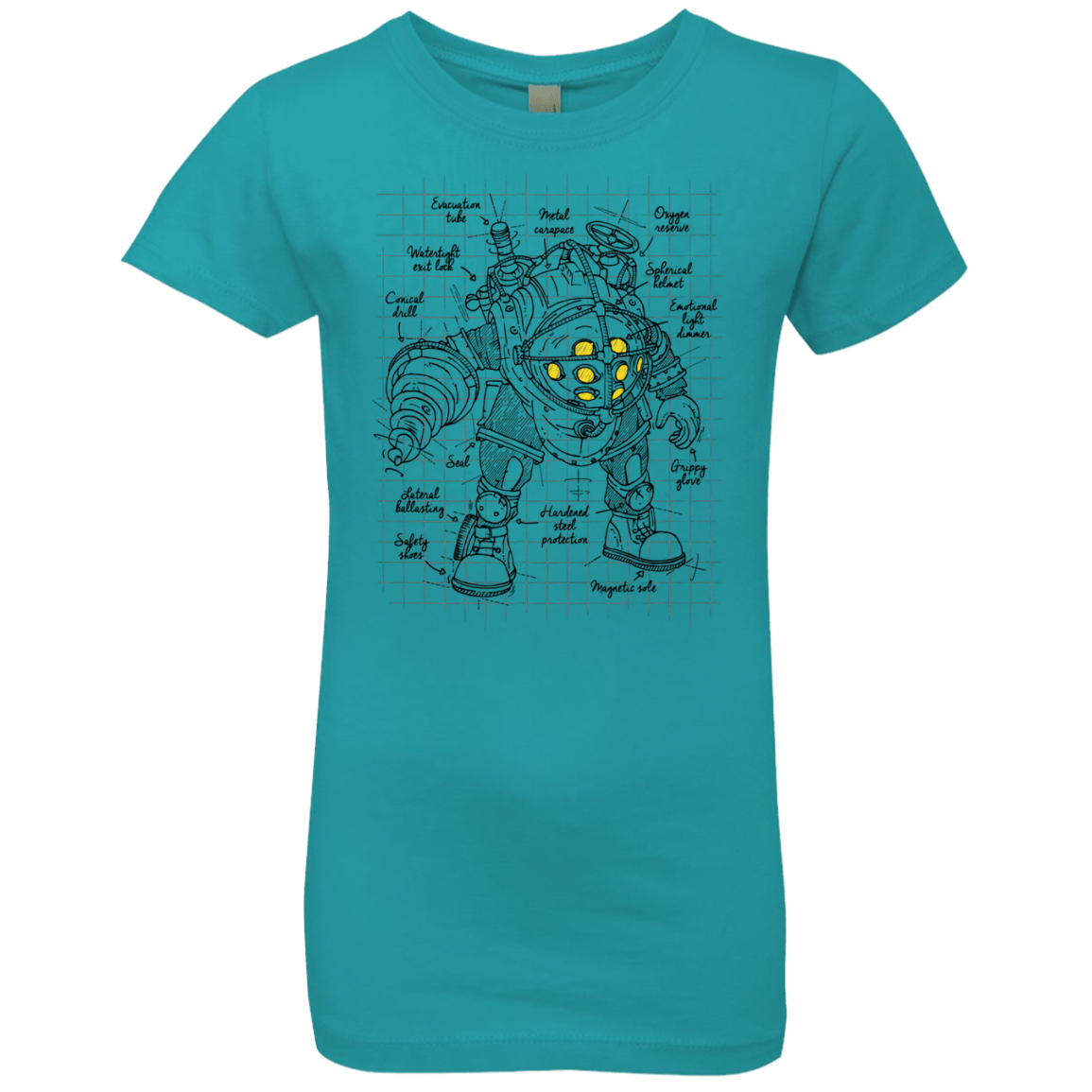 T-Shirts Tahiti Blue / YXS Big Daddy Plan Girls Premium T-Shirt