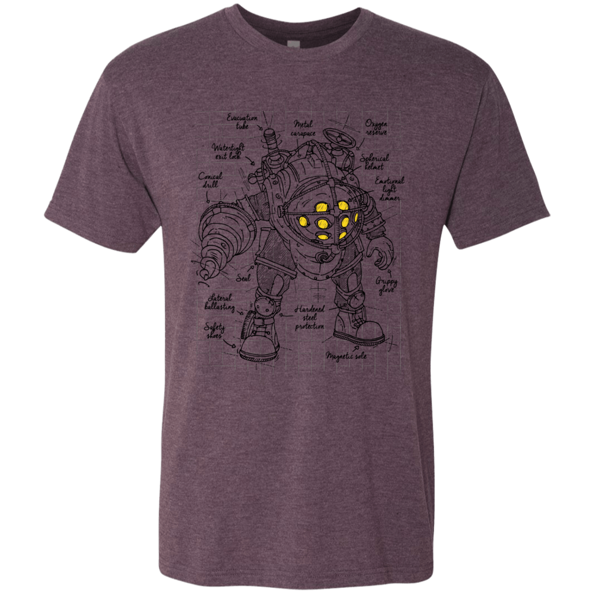 T-Shirts Vintage Purple / S Big Daddy Plan Men's Triblend T-Shirt