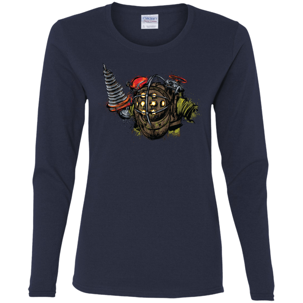 T-Shirts Navy / S Big Daddy Women's Long Sleeve T-Shirt