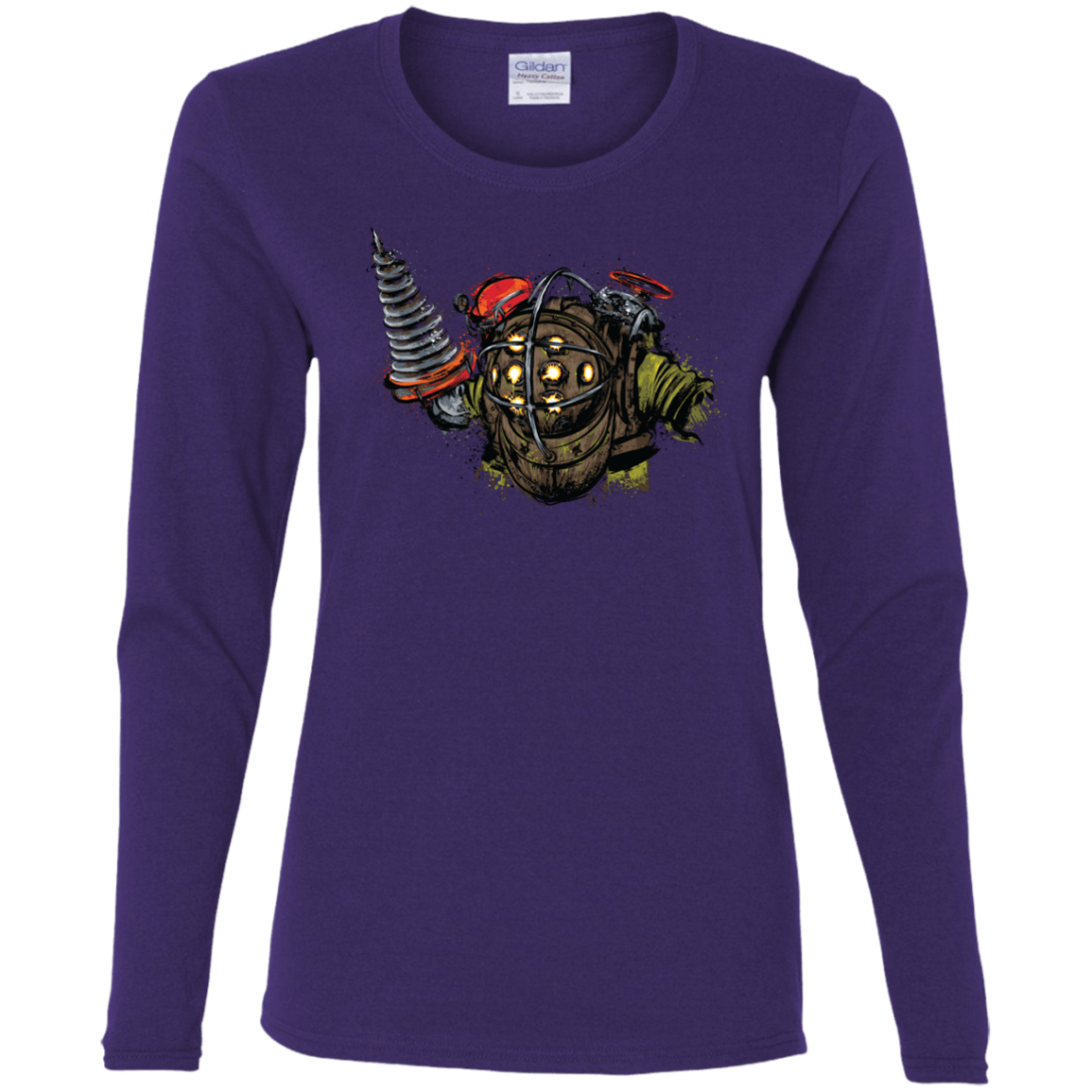 T-Shirts Purple / S Big Daddy Women's Long Sleeve T-Shirt