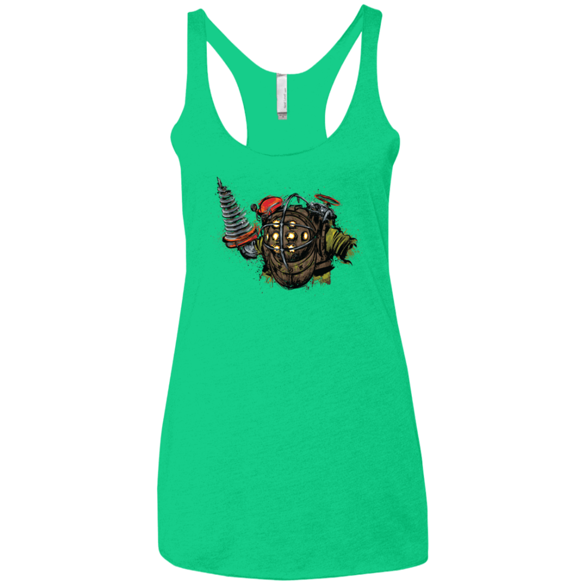 T-Shirts Envy / X-Small Big Daddy Women's Triblend Racerback Tank